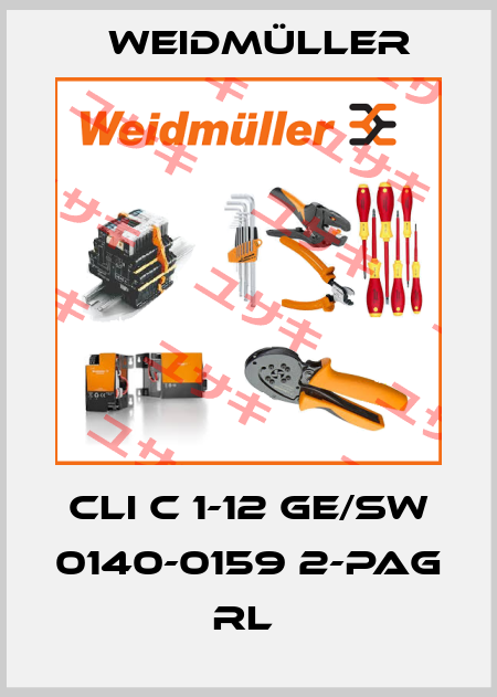 CLI C 1-12 GE/SW 0140-0159 2-PAG RL  Weidmüller