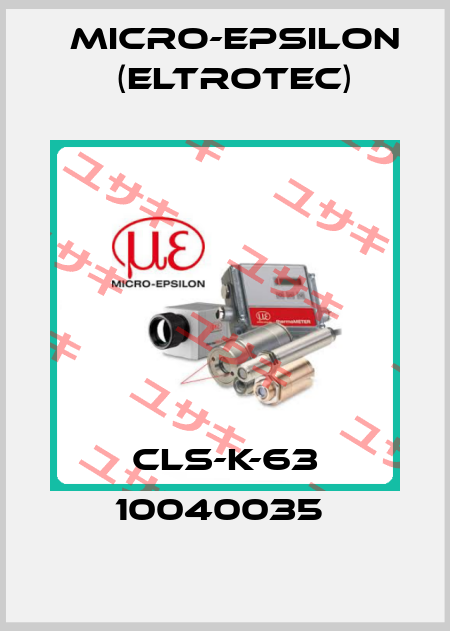 CLS-K-63 10040035  Micro-Epsilon (Eltrotec)