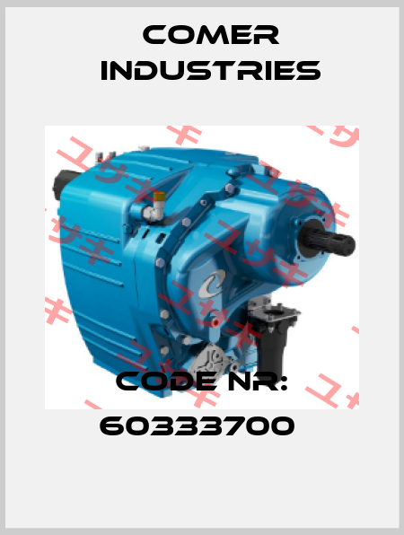 CODE NR: 60333700  Comer Industries