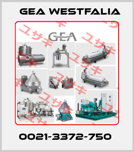 0021-3372-750  Gea Westfalia