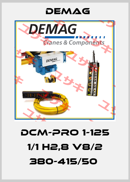 DCM-PRO 1-125 1/1 H2,8 V8/2 380-415/50  Demag