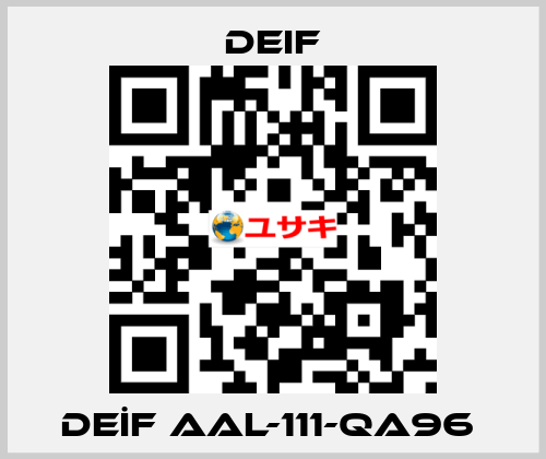 DEİF AAL-111-QA96  Deif