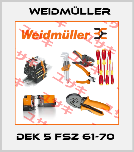 DEK 5 FSZ 61-70  Weidmüller