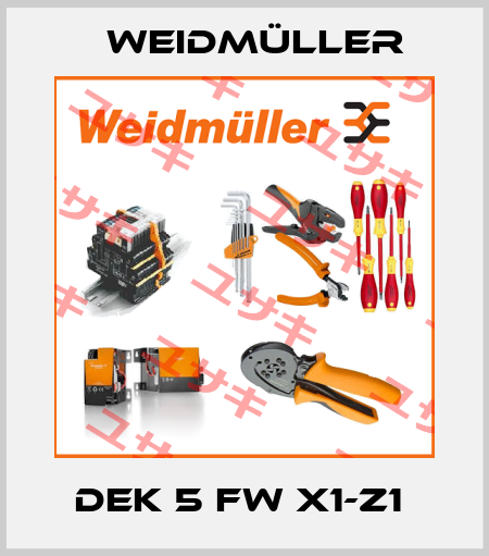 DEK 5 FW X1-Z1  Weidmüller