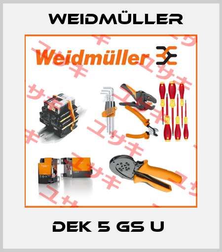 DEK 5 GS U  Weidmüller