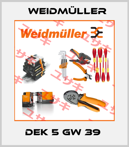 DEK 5 GW 39  Weidmüller