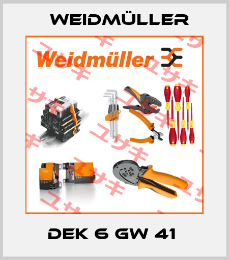 DEK 6 GW 41  Weidmüller