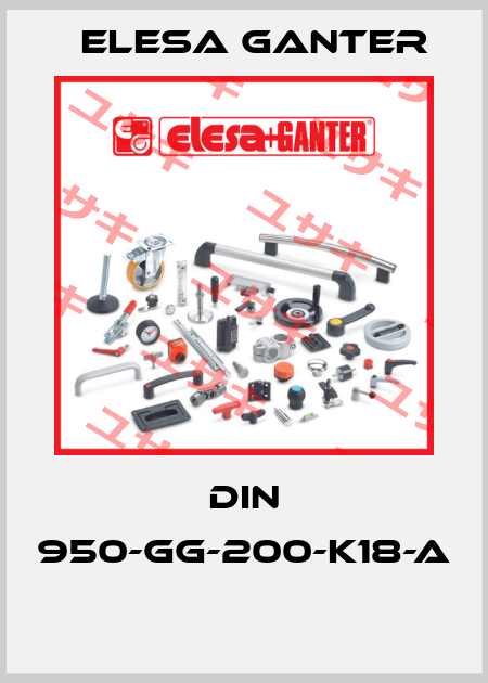 DIN 950-GG-200-K18-A  Elesa Ganter