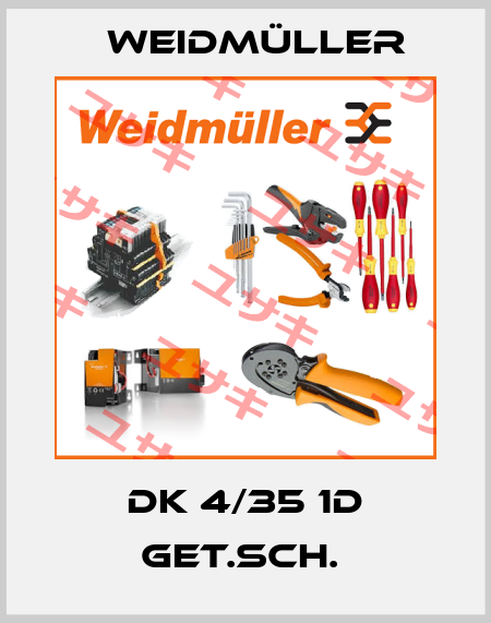 DK 4/35 1D GET.SCH.  Weidmüller