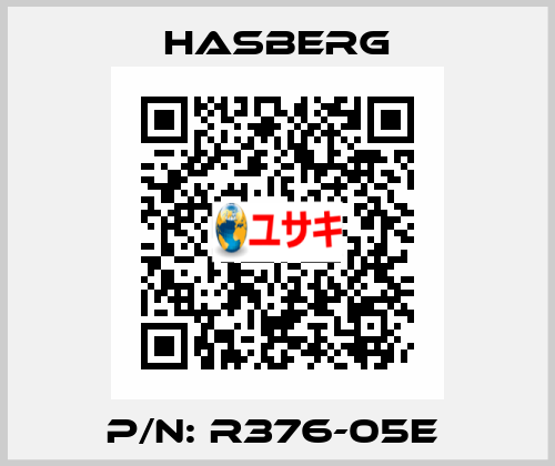 P/N: R376-05E  Hasberg