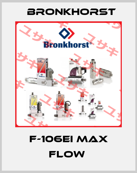 F-106EI max flow  Bronkhorst