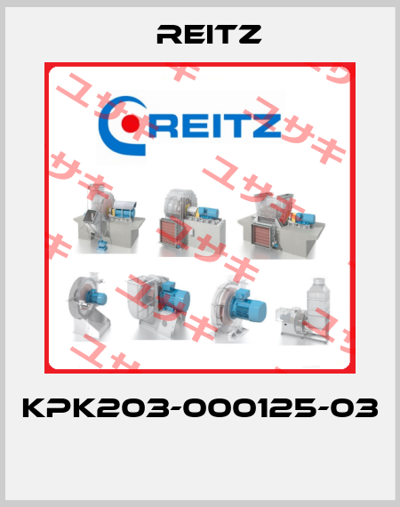 KPK203-000125-03  Reitz