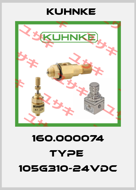 160.000074 Type  105G310-24VDC Kuhnke