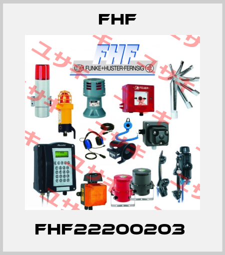 FHF22200203  FHF
