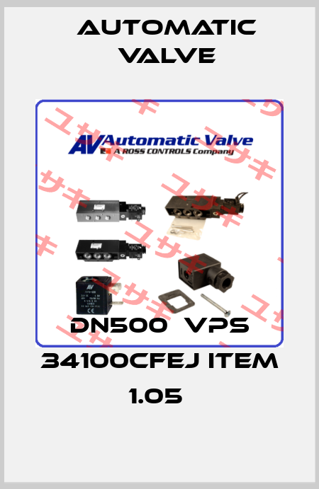 DN500  VPS 34100CFEJ ITEM 1.05  Automatic Valve
