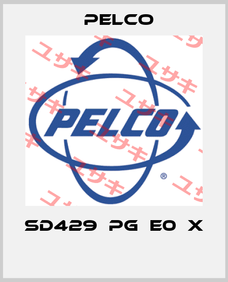 SD429‐PG‐E0‐X  Pelco