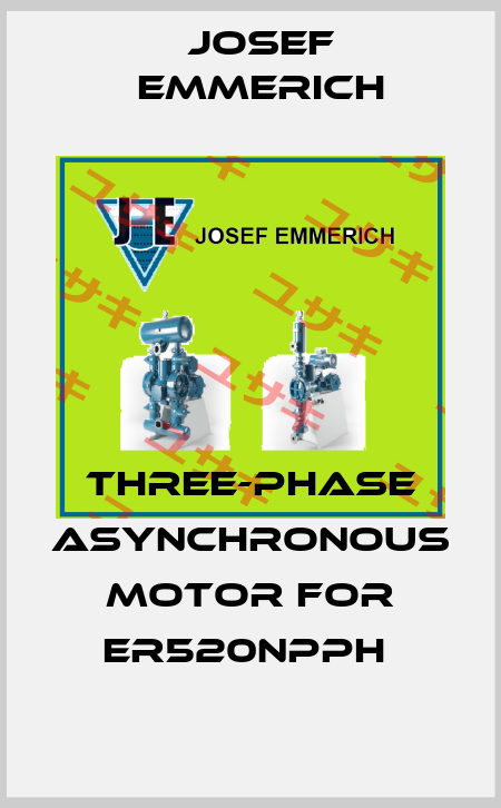 Three-phase asynchronous motor for ER520NPPH  Josef Emmerich