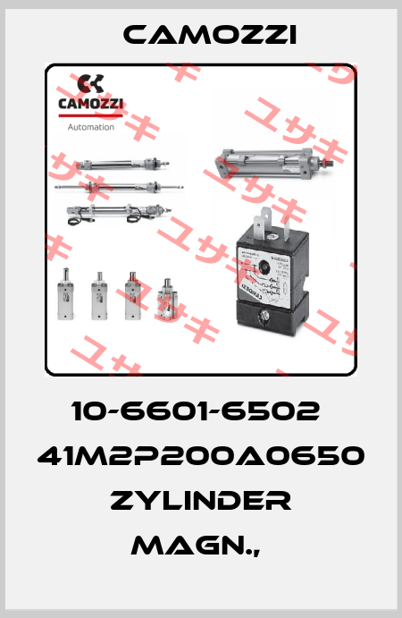 10-6601-6502  41M2P200A0650  ZYLINDER MAGN.,  Camozzi