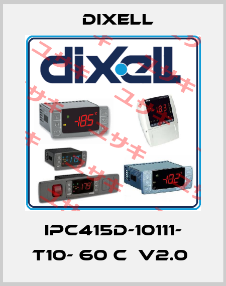 IPC415D-10111- T10- 60 C  V2.0  Dixell