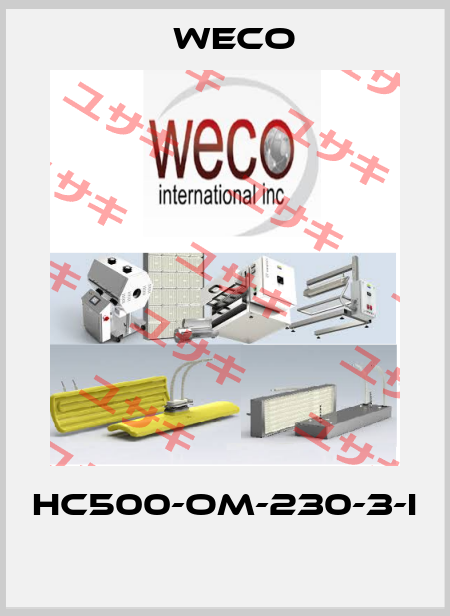 HC500-OM-230-3-I  Weco