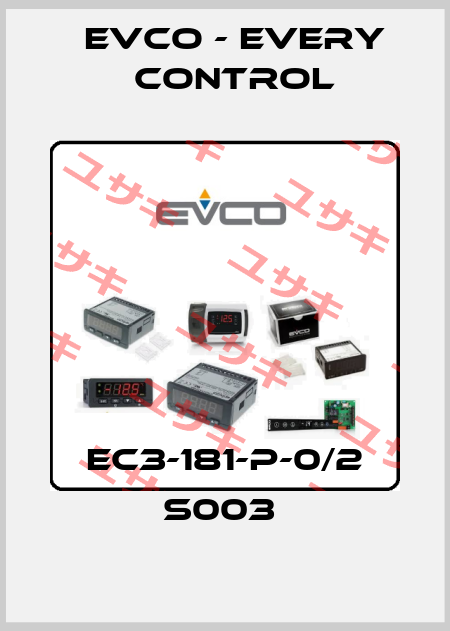 EC3-181-P-0/2 S003  EVCO - Every Control