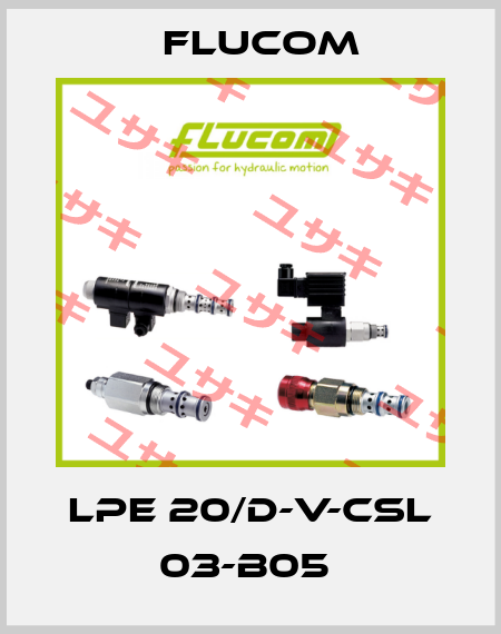 LPE 20/D-V-CSL 03-B05  Flucom