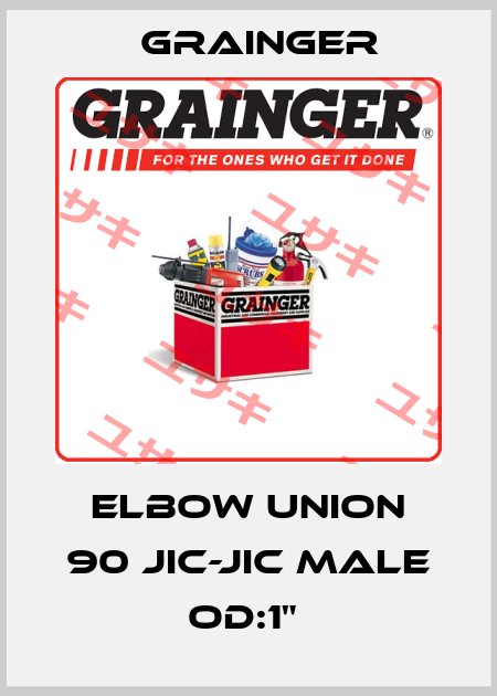 ELBOW UNION 90 JIC-JIC MALE OD:1"  Grainger