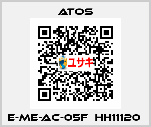 E-ME-AC-05F  HH11120  Atos