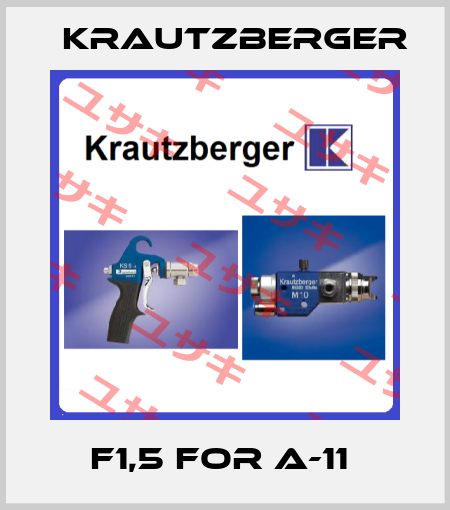 F1,5 FOR A-11  Krautzberger