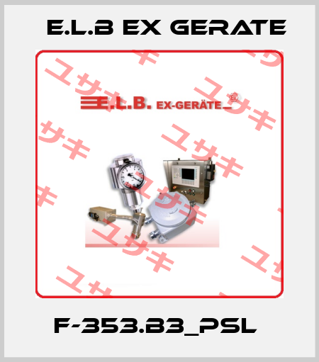 F-353.B3_PSL  E.L.B Ex Gerate