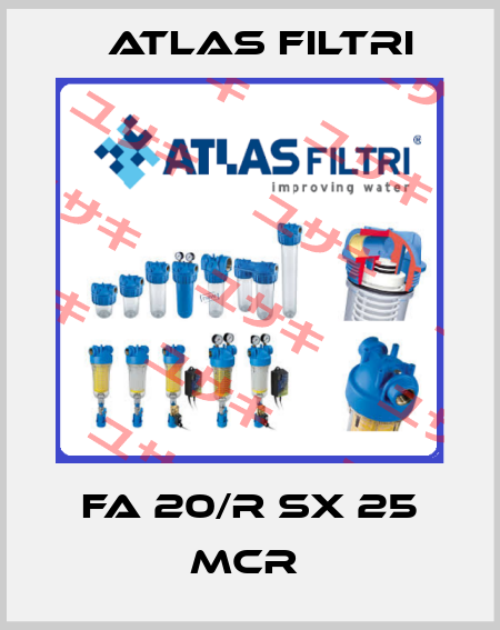 FA 20/R SX 25 MCR  Atlas Filtri