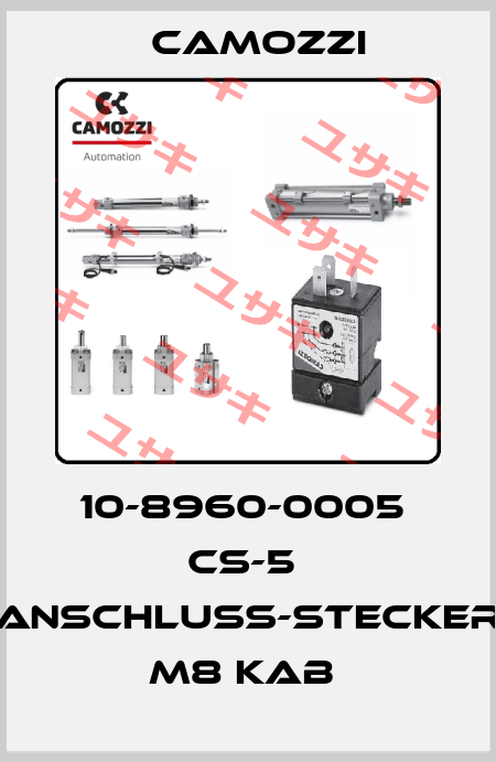 10-8960-0005  CS-5  ANSCHLUSS-STECKER M8 KAB  Camozzi
