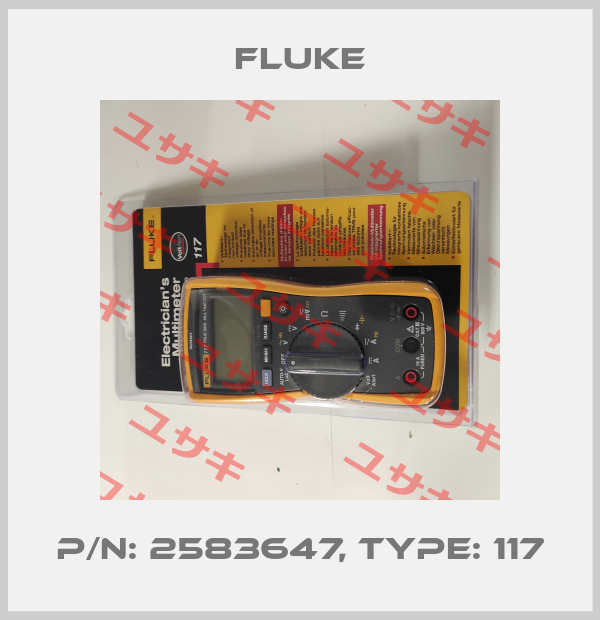 p/n: 2583647, Type: 117 Fluke