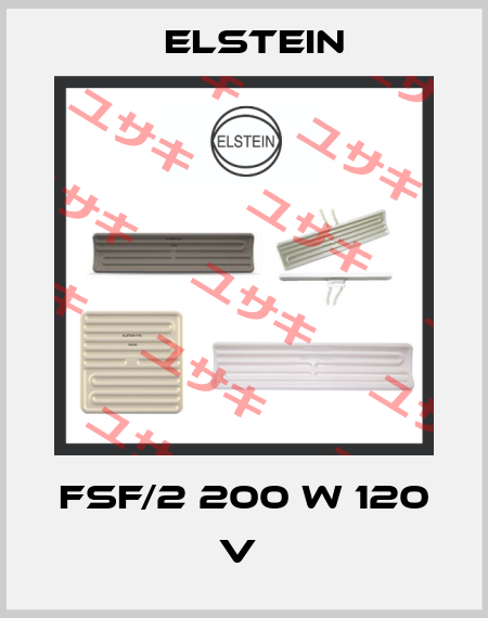 FSF/2 200 W 120 V  Elstein