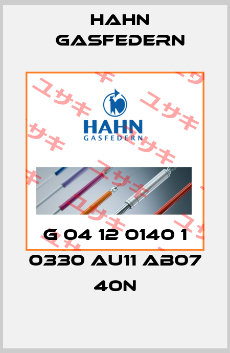 G 04 12 0140 1 0330 AU11 AB07 40N Hahn Gasfedern