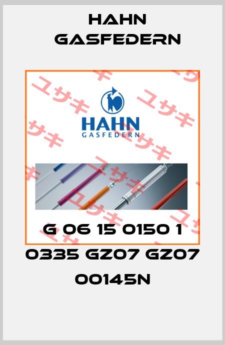 G 06 15 0150 1 0335 GZ07 GZ07 00145N Hahn Gasfedern