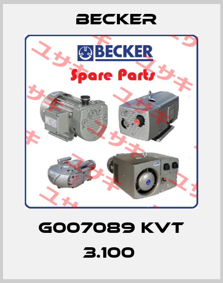G007089 KVT 3.100  Becker