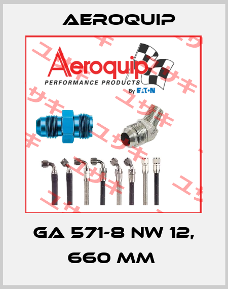 GA 571-8 NW 12, 660 MM  Aeroquip