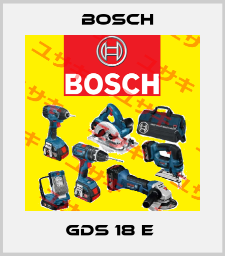GDS 18 E  Bosch