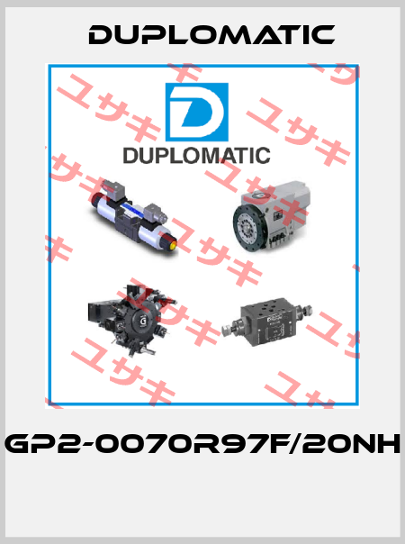 GP2-0070R97F/20NH  Duplomatic