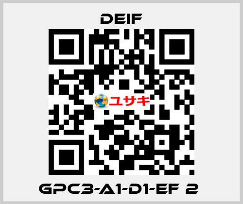 GPC3-A1-D1-EF 2  Deif