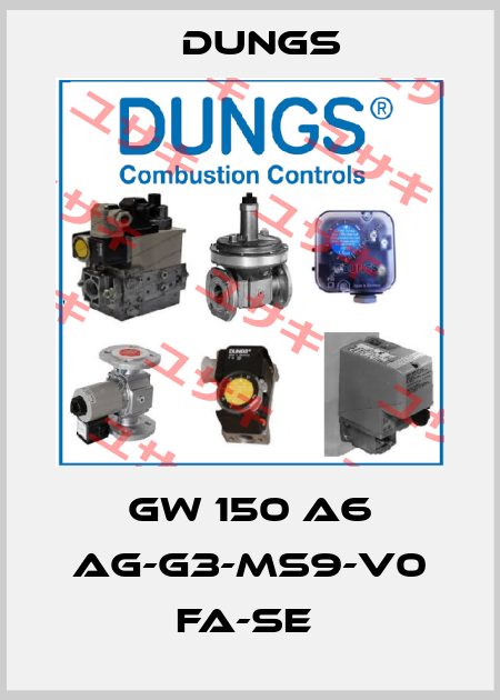 GW 150 A6 AG-G3-MS9-V0 FA-SE  Dungs