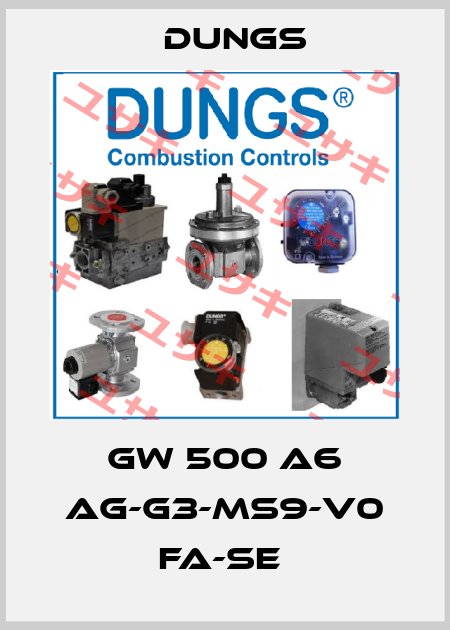 GW 500 A6 AG-G3-MS9-V0 FA-SE  Dungs