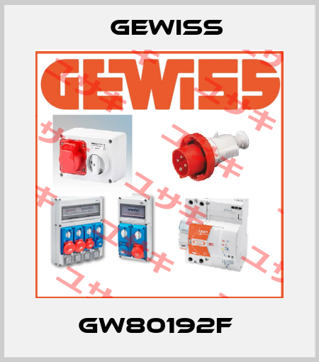 GW80192F  Gewiss