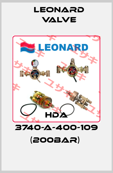 HDA 3740-A-400-109 (200BAR)  LEONARD VALVE
