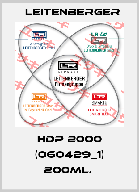 HDP 2000 (060429_1) 200ML.  Leitenberger