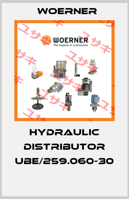 HYDRAULIC DISTRIBUTOR UBE/259.060-30  Woerner