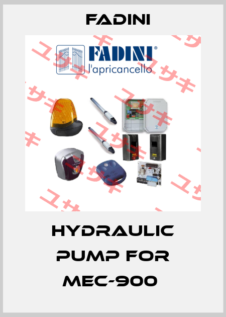 HYDRAULIC PUMP FOR MEC-900  FADINI