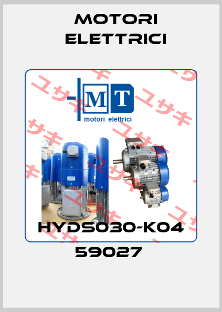 HYDS030-K04 59027  Motori Elettrici