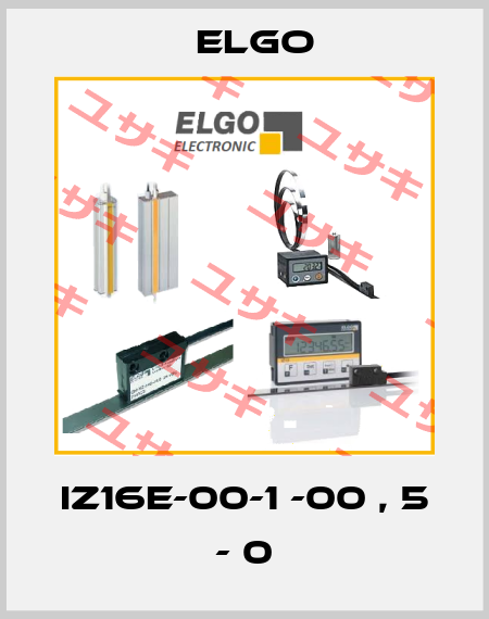 IZ16E-00-1 -00 , 5 - 0 Elgo